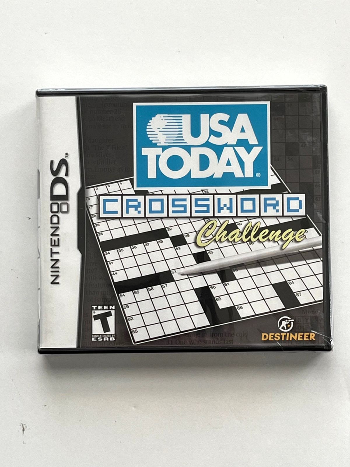 USA Today Crossword Challenge (Nintendo DS, 2008) New Factory Sealed OOP