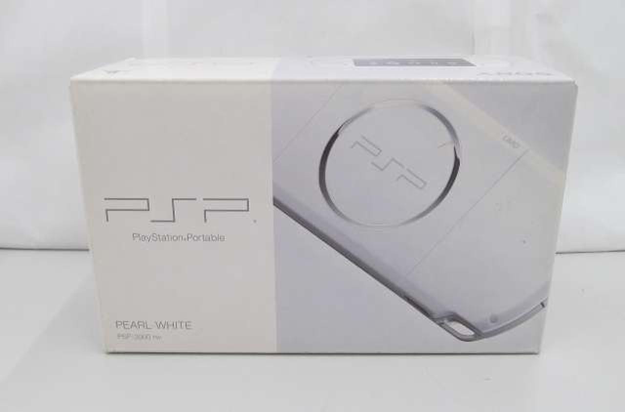 Sony PSP-3000 Pearl White Console Box Manual Charger Tested Working Japan NTSC-J