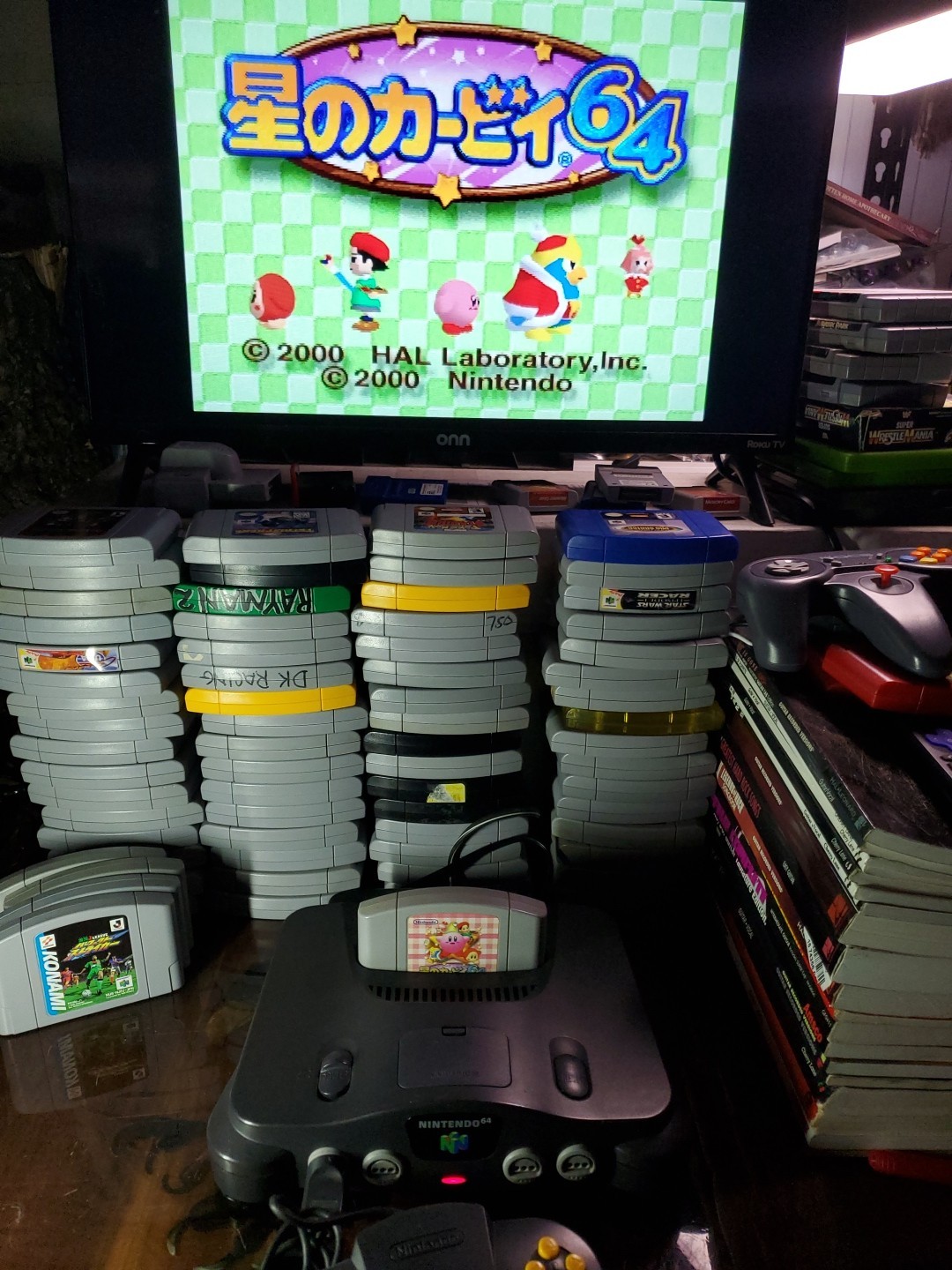 Clean Japanese Region N64 Nintendo 64 Console With 2 Controllers And 5 Games #A2