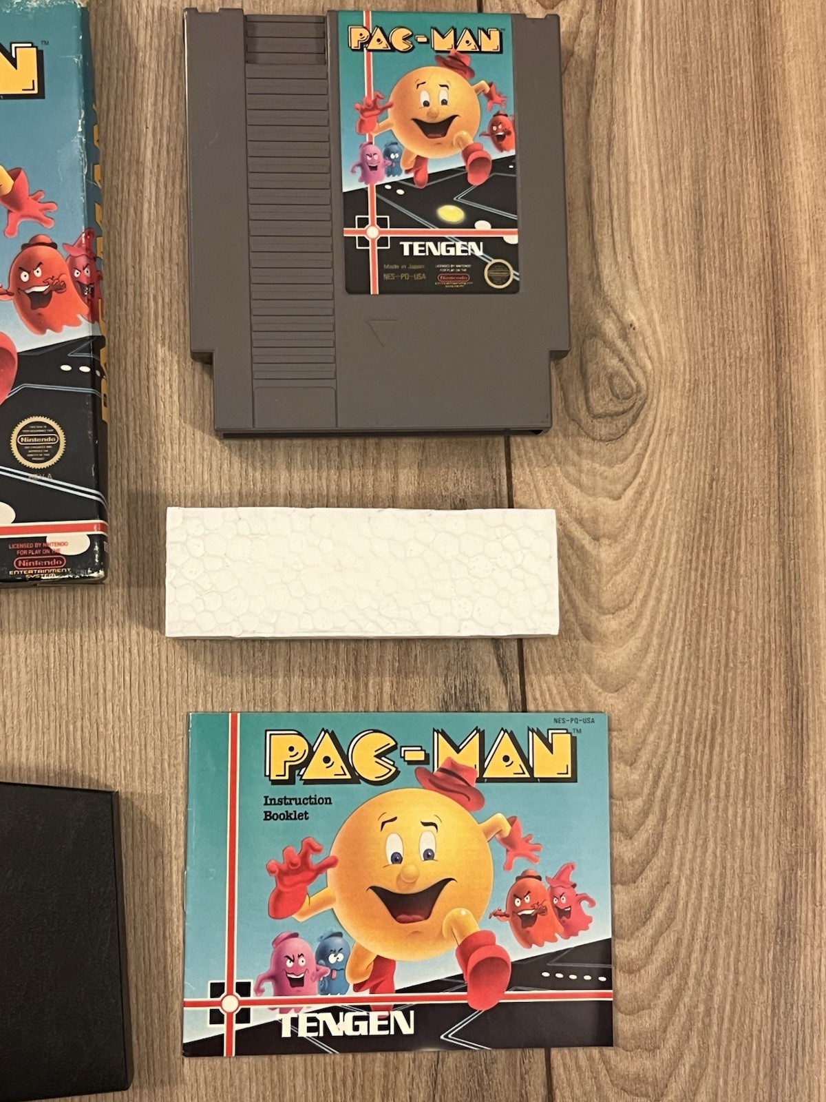 Pac-Man (Nintendo NES, 1990) Tengen CIB Complete Tested Works