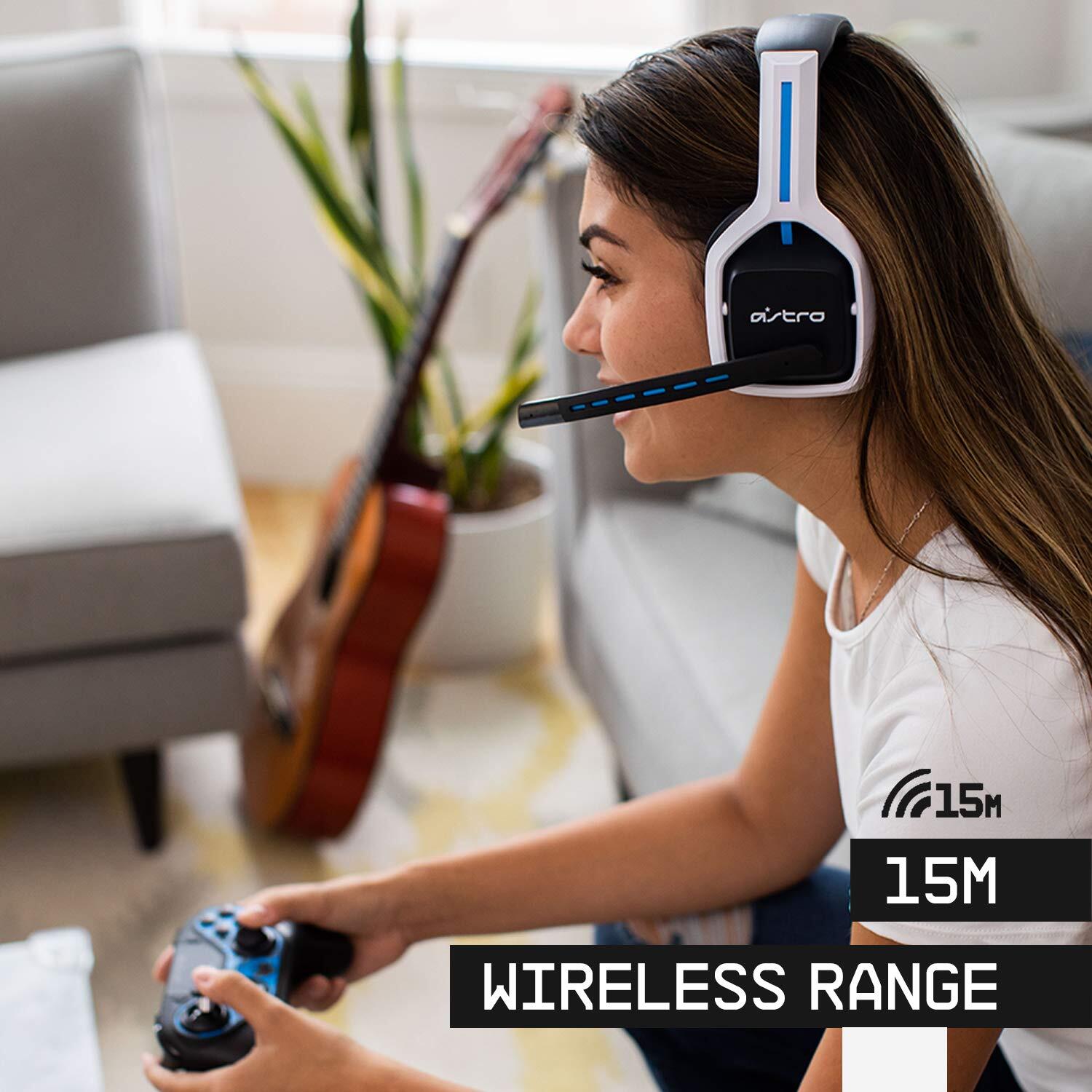 Replacement ASTRO Gaming A20 Wireless Headset Gen 2 PS4 PS5 White/blue NO USB TR