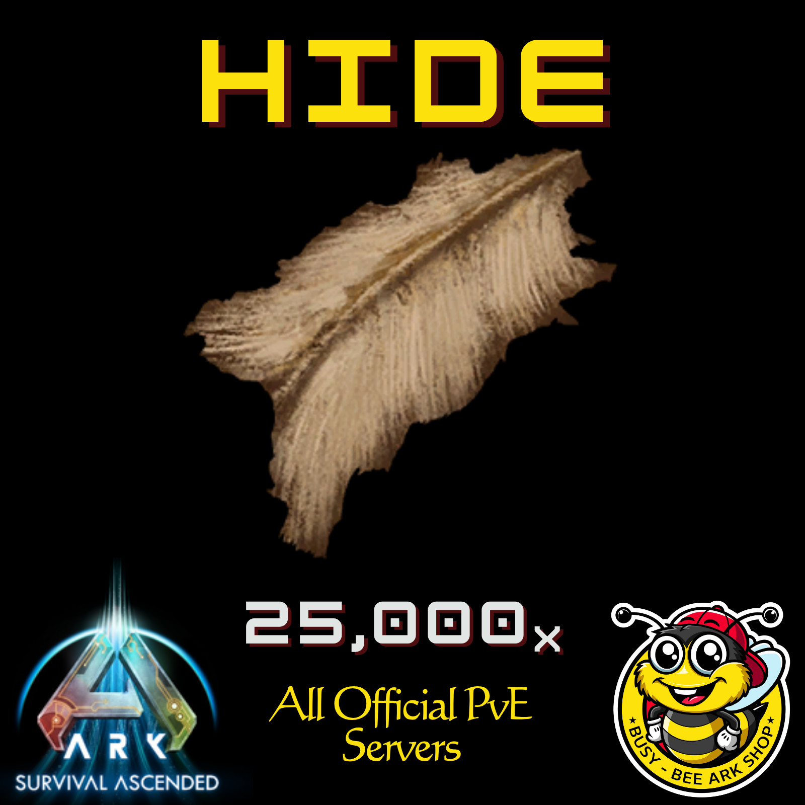ARK Survival Ascended PVE Best Price HIDE 25k-DEDI PC/XBOX/PS5 ASA