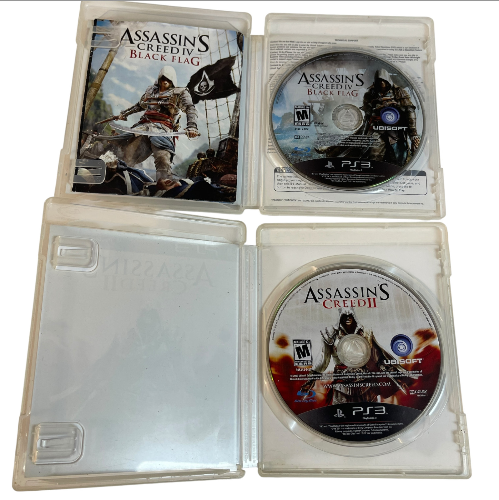 Playstation 3 PS3 7 Game Lot Bioshock Assassin’s Creed Doom 3 Tested Clean Discs