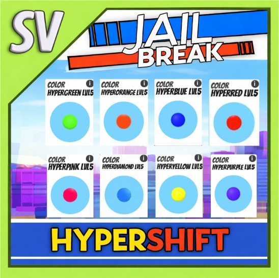 🌈HYPERSHIFT🌈 |🎮 Roblox Jailbreak 🕹️| ☄️• FAST DELIVERY ☄️