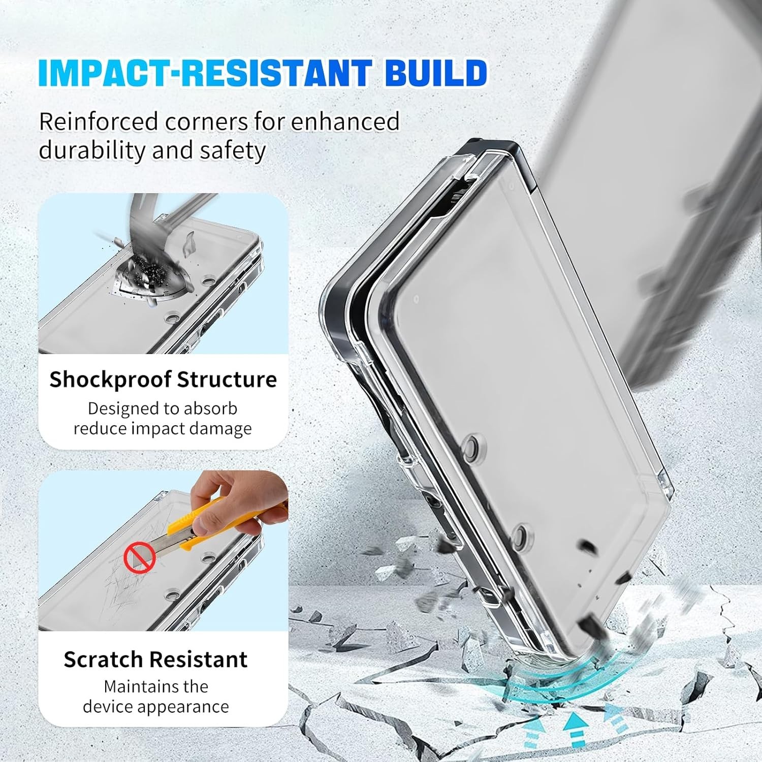 New 3DS XL Clear Case,Crystal Transparent Hard Shell for New 2015 Nintendo 3DS X