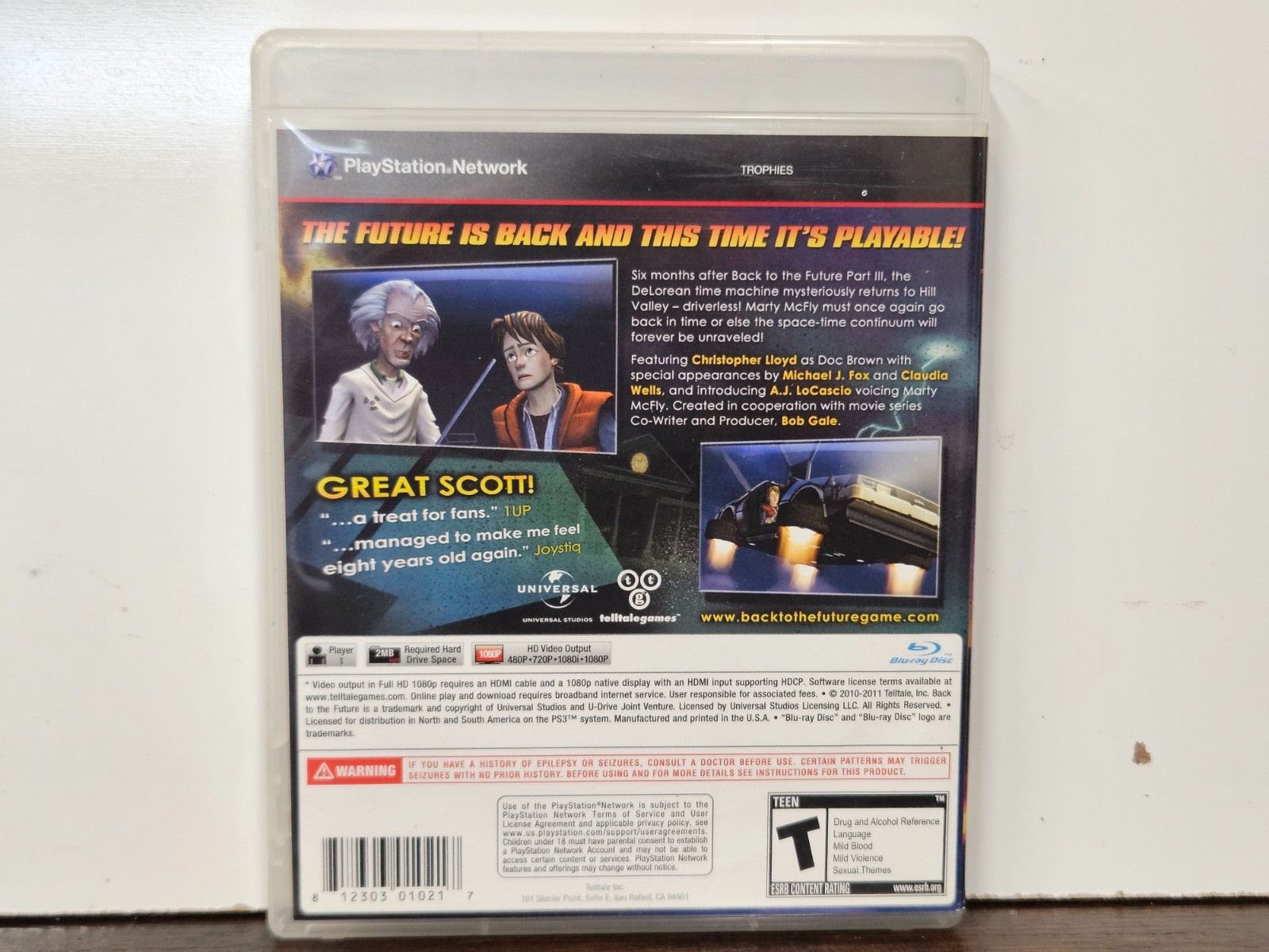 Back to the Future The Game for Playstation 3