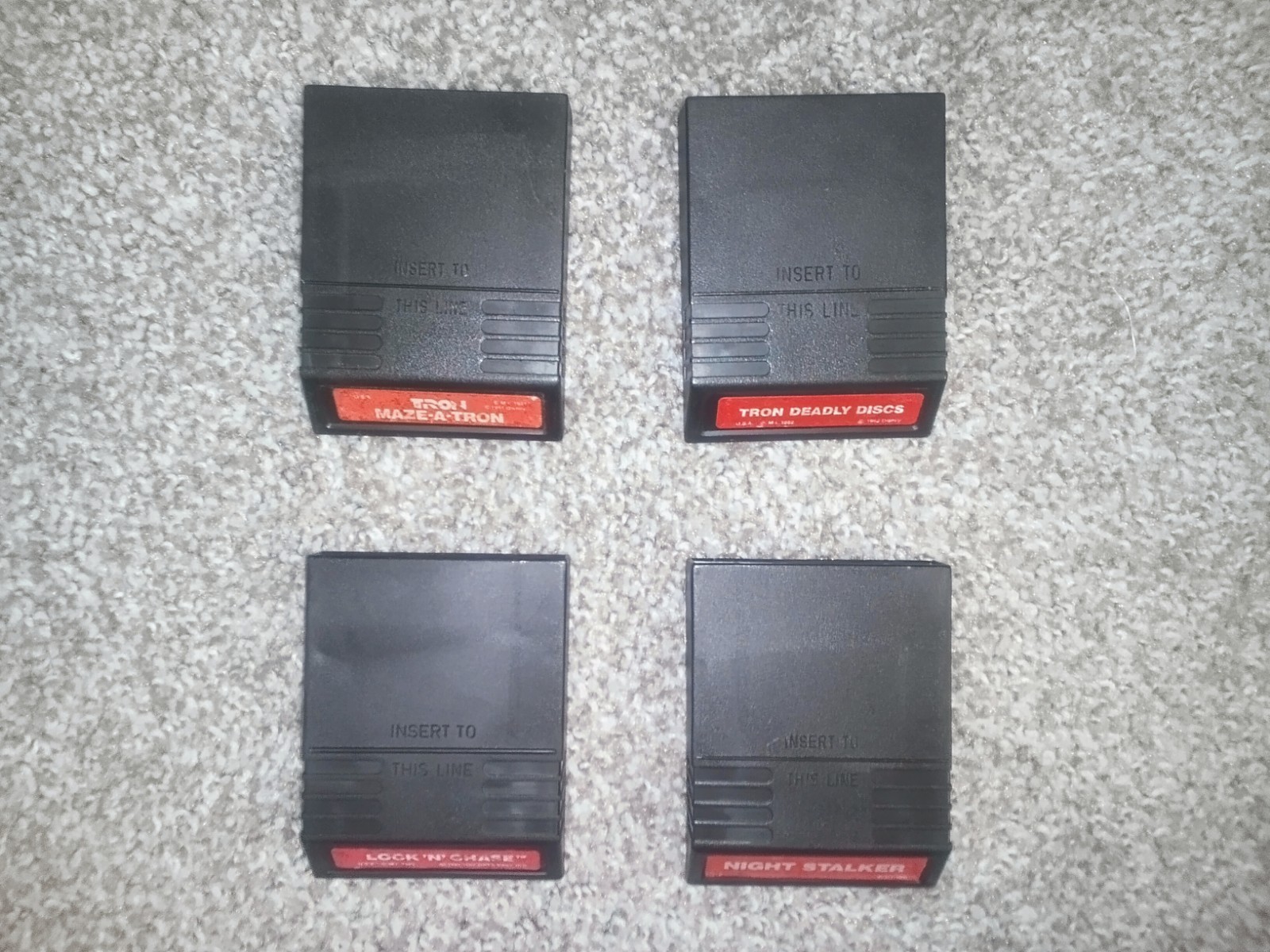 Intellivision Games Lot of 40 Different Titles All Tested and Working See Pics