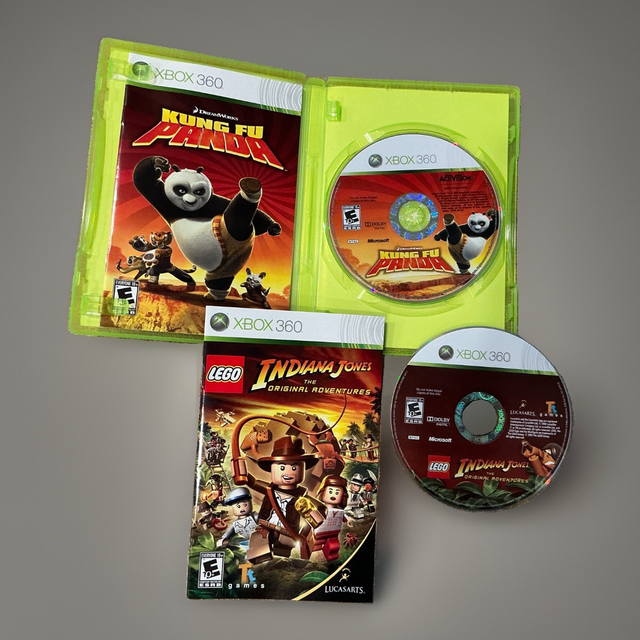 XBOX 360 Lego Indiana Jones: The Original Adventures – Kung Fu Panda 2-in-1 Game