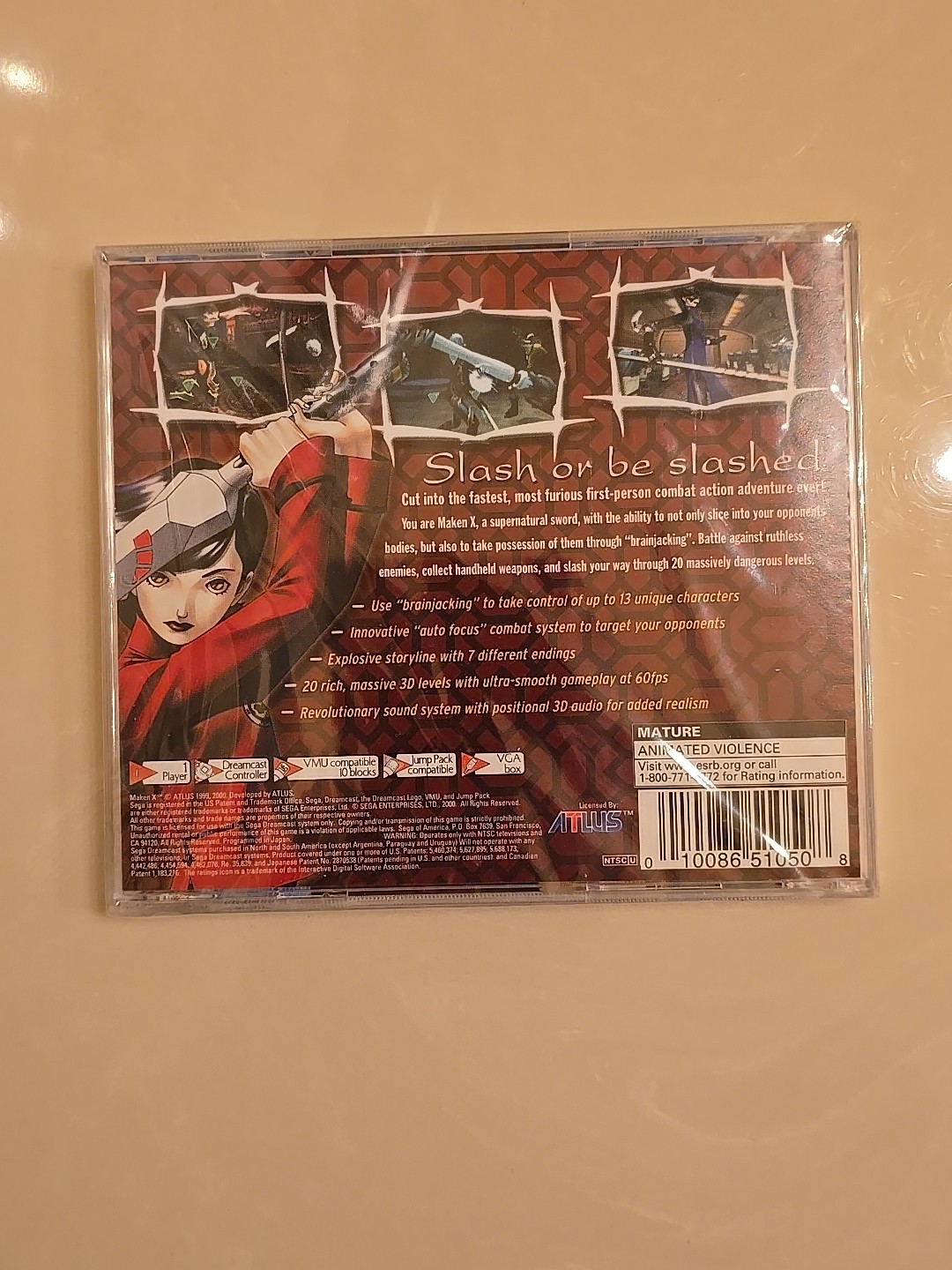 Maken X Sega Dreamcast 2000 BRAND NEW Factory Sealed Case Fresh Rare