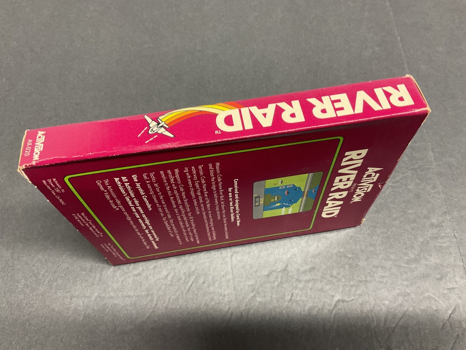 Atari 2600 River Raid Game Complete in Box Tested CIB