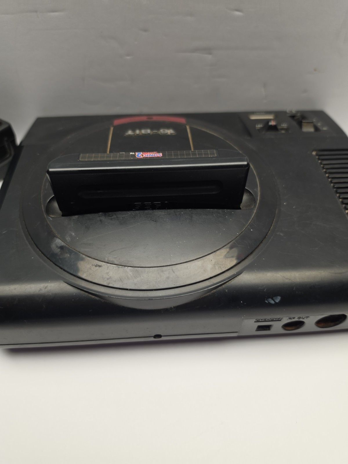 Sega Genesis Model 1 16 Bit 1601 Console Controller Power AV Sonic 2 Bundle