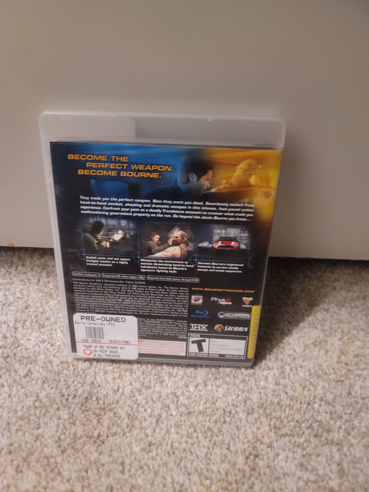 Sony PlayStation 3 Slim Console With 10 Games Work Great,third Party Controller
