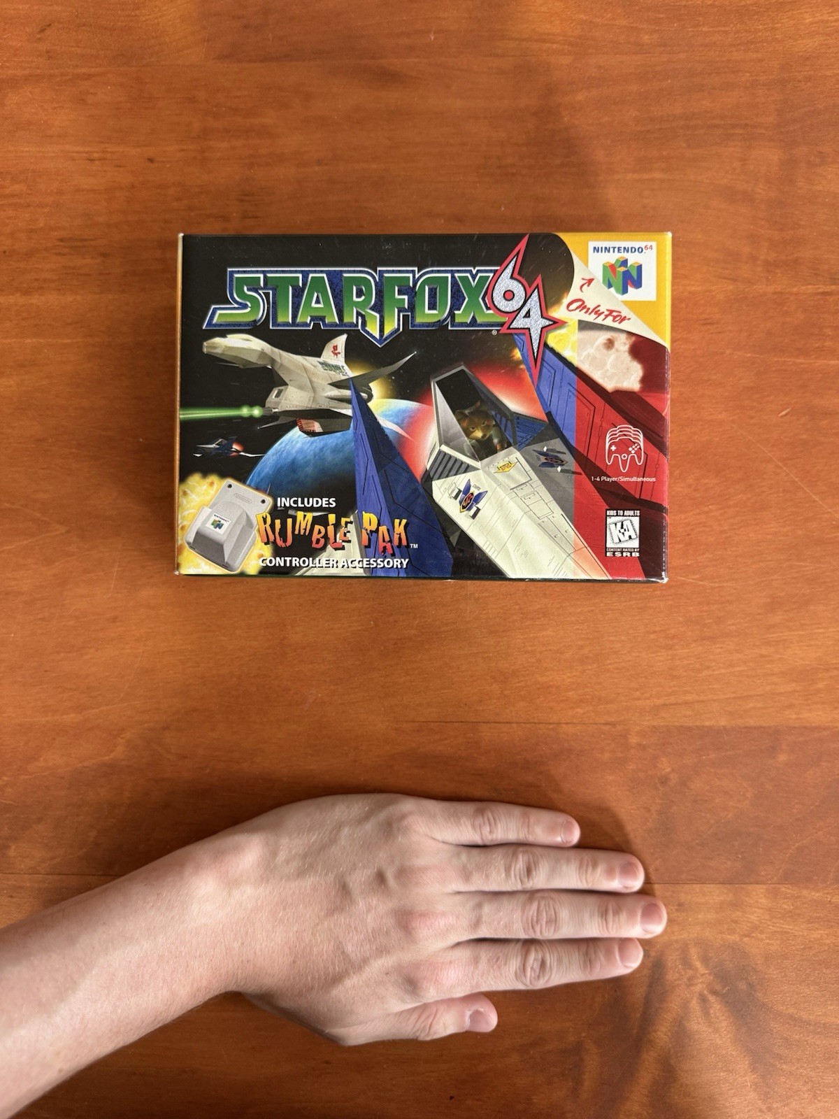 StarFox 64 (Nintendo 64 N64) Excellent Cond CIB Complete w/ Inserts & Rumble Pak