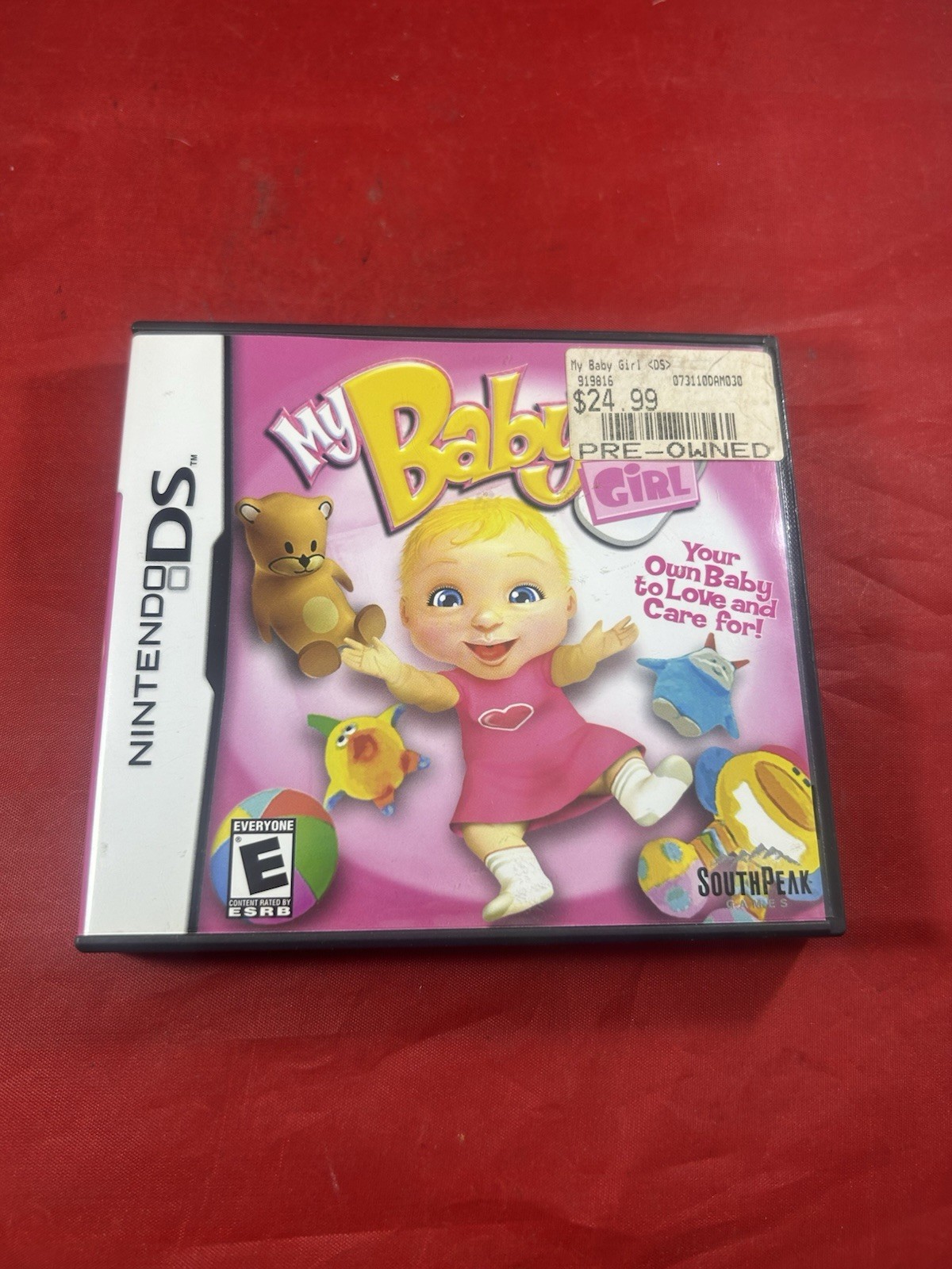 SouthPeak My Baby Girl Nintendo DS Life Simulation Game w/ Manual & Case 2008