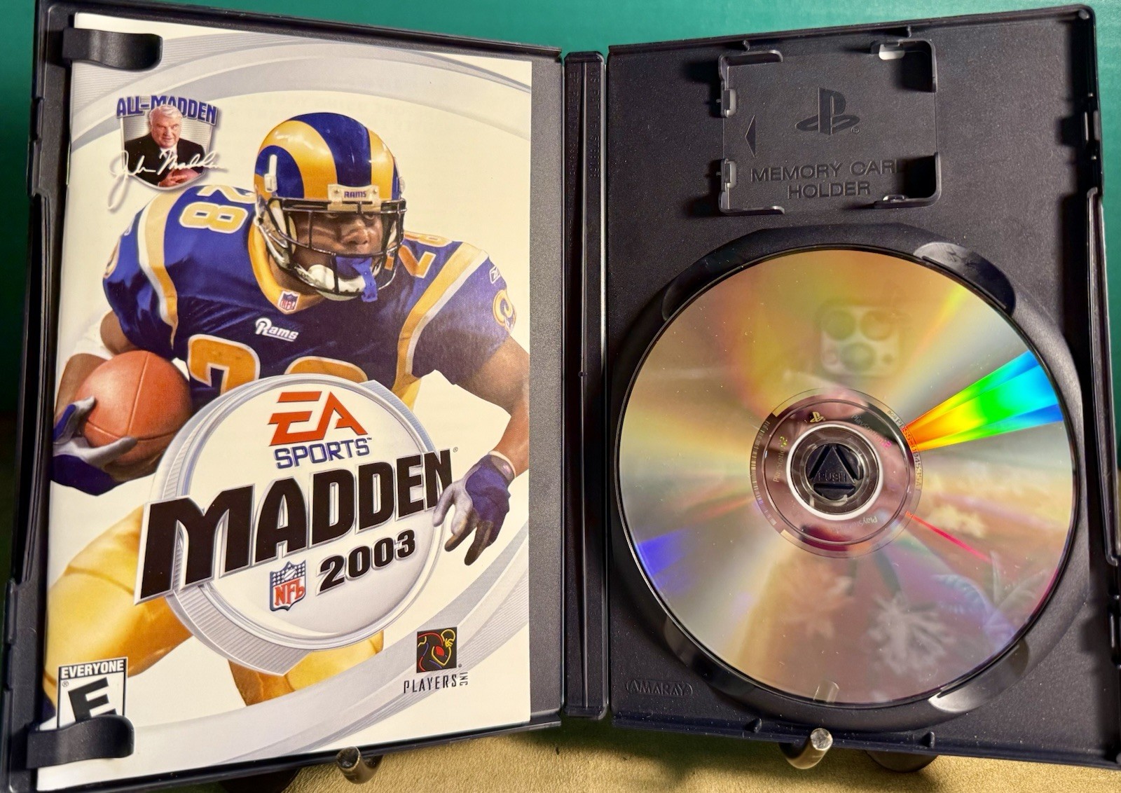 Play Station 2 EA Sports Madden 2003 – Disc & Booklet, Untested