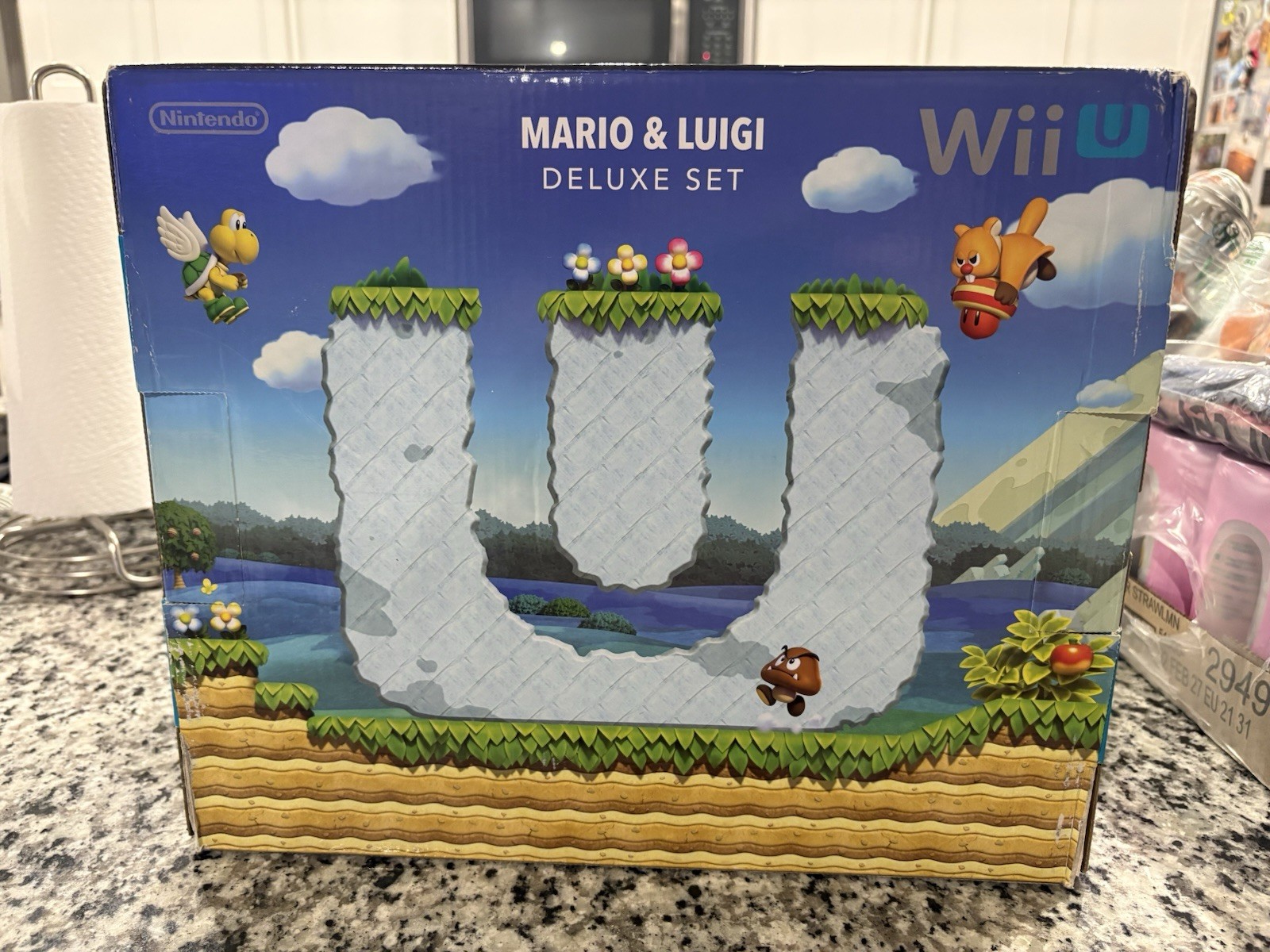 Nintendo Wii U with Mario & Luigi Deluxe Set Box 32GB (TESTED)