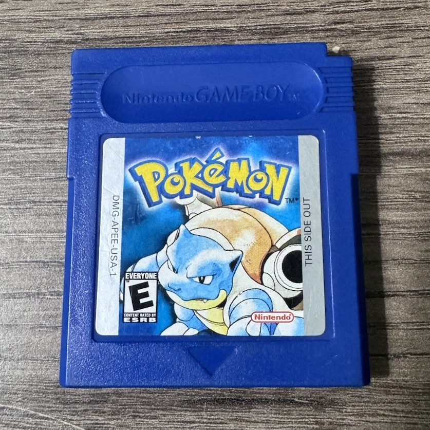 Tested and WORKING – Authentic Pokémon: Blue for Game Boy – GOOD BATTERY