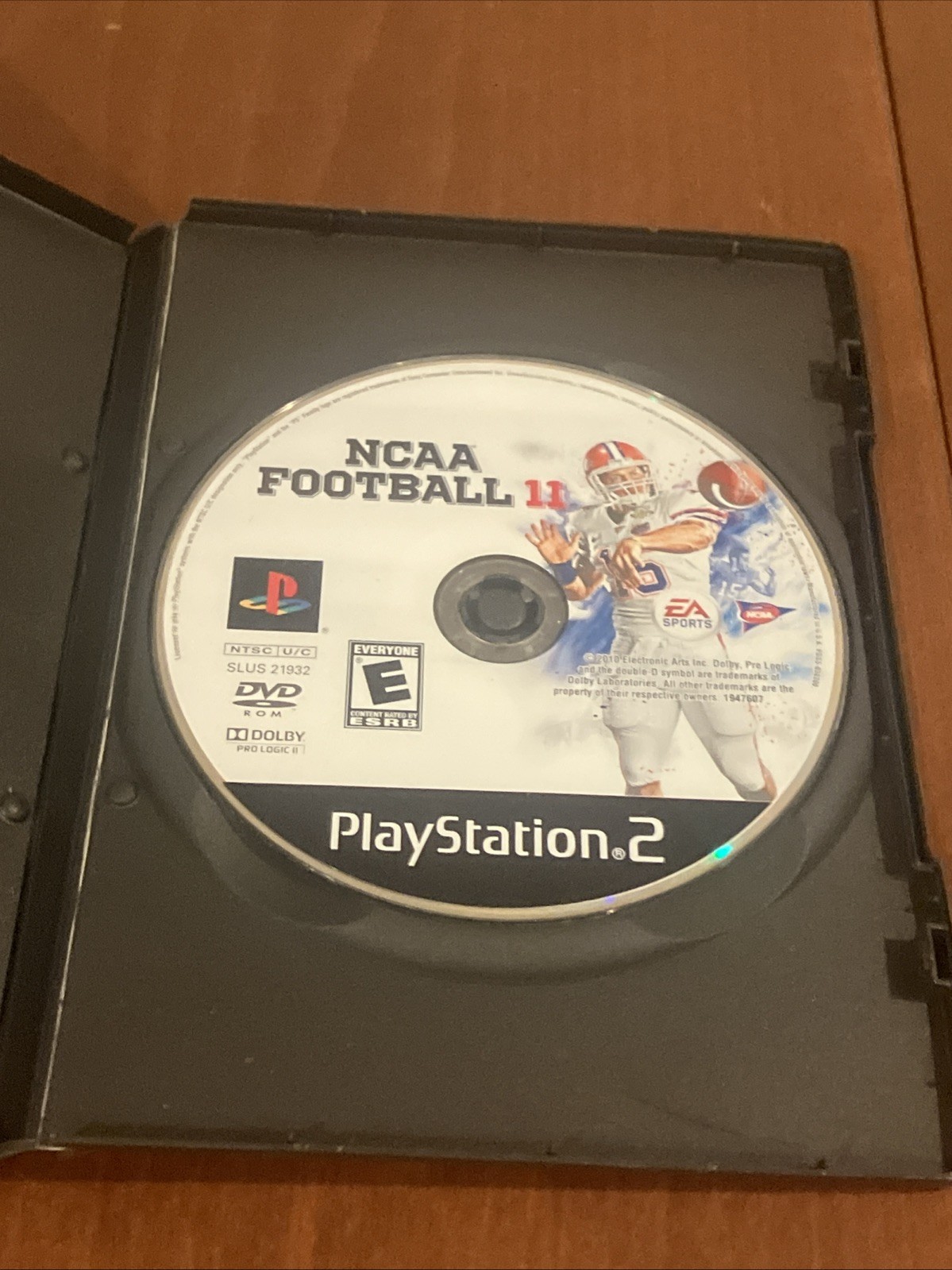 NCAA Football 11 (Sony PlayStation 2, 2010) No Manual