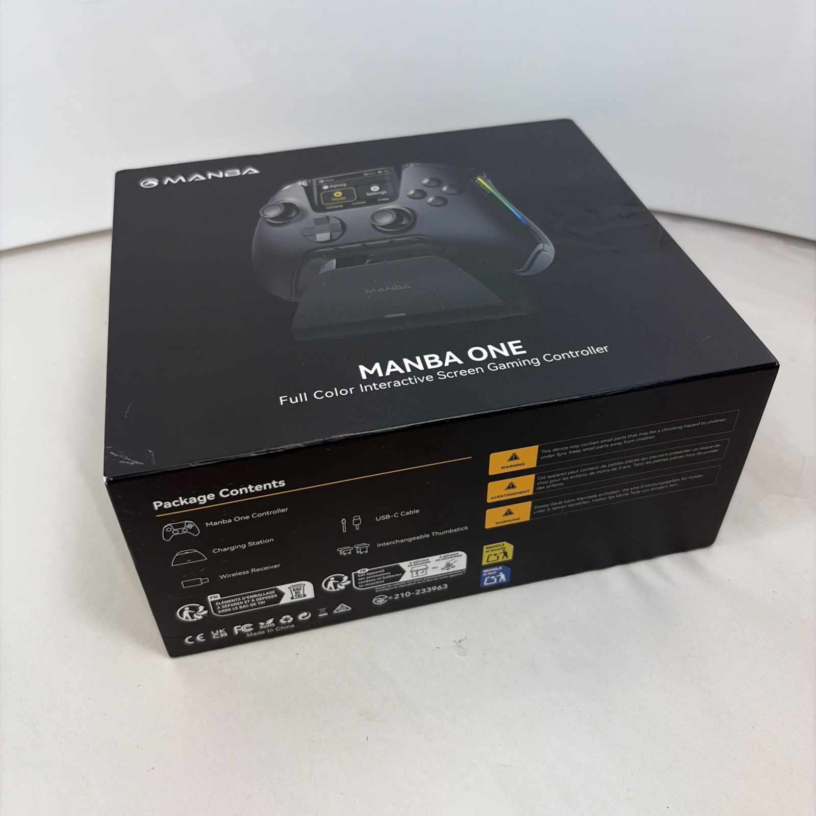 Manba One Interactive Screen Wireless Gaming Controller PC/Switch/iOS/Android