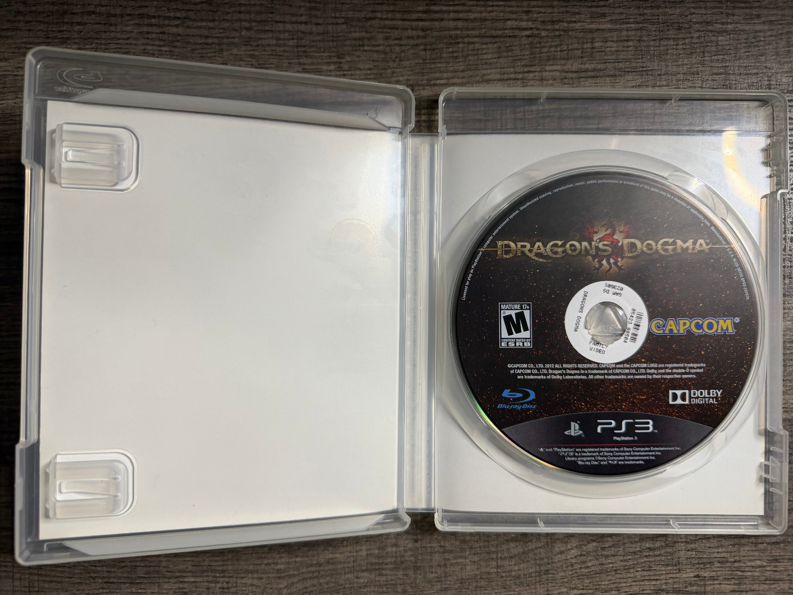 Dragon’s Dogma – Sony Playstation 3 PS3 – Capcom – Acceptable Condition