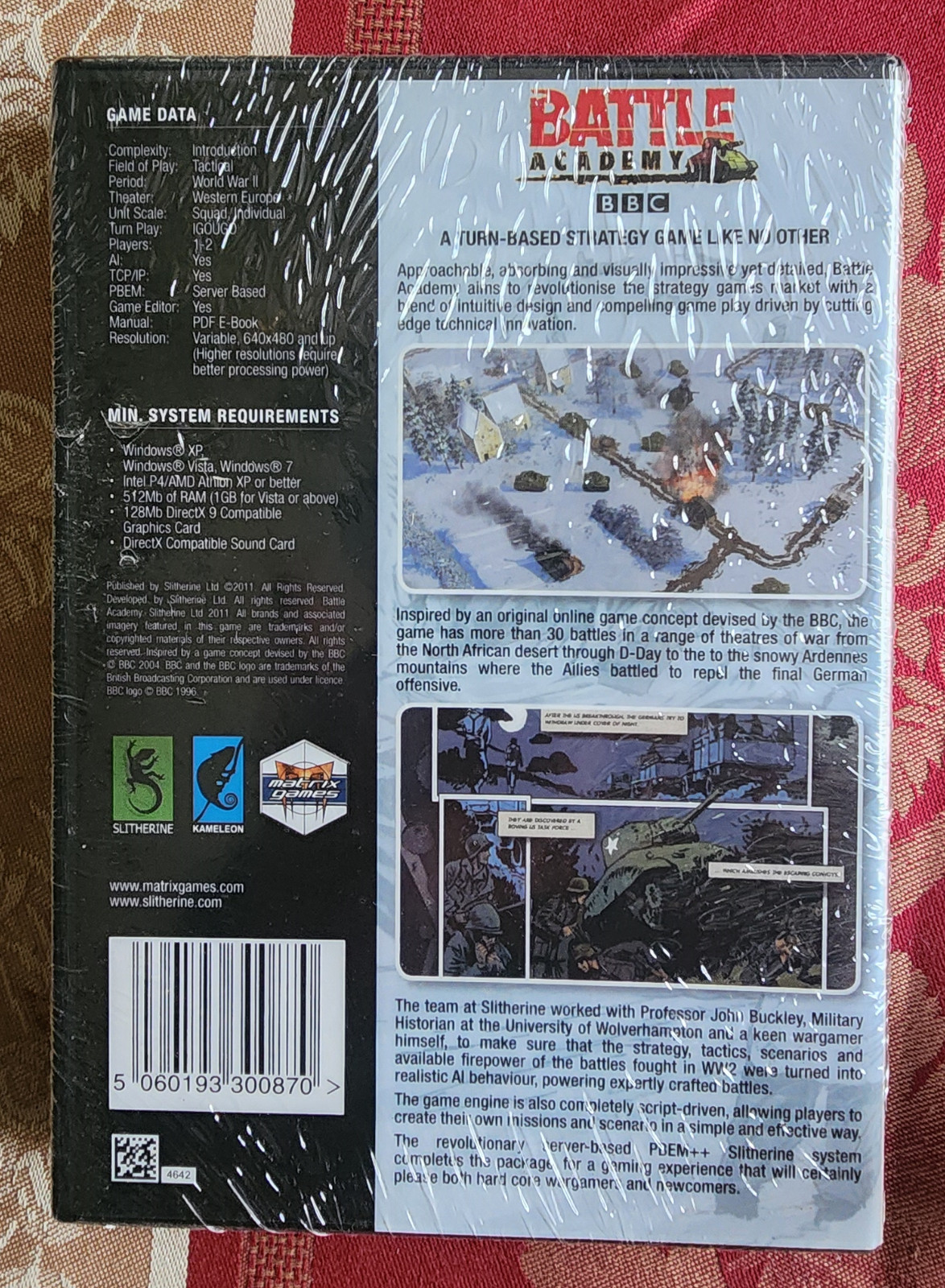 Battle Academy BBC (2010) PC NEW FACTORY SEALED WWII Tactics Combined Arms