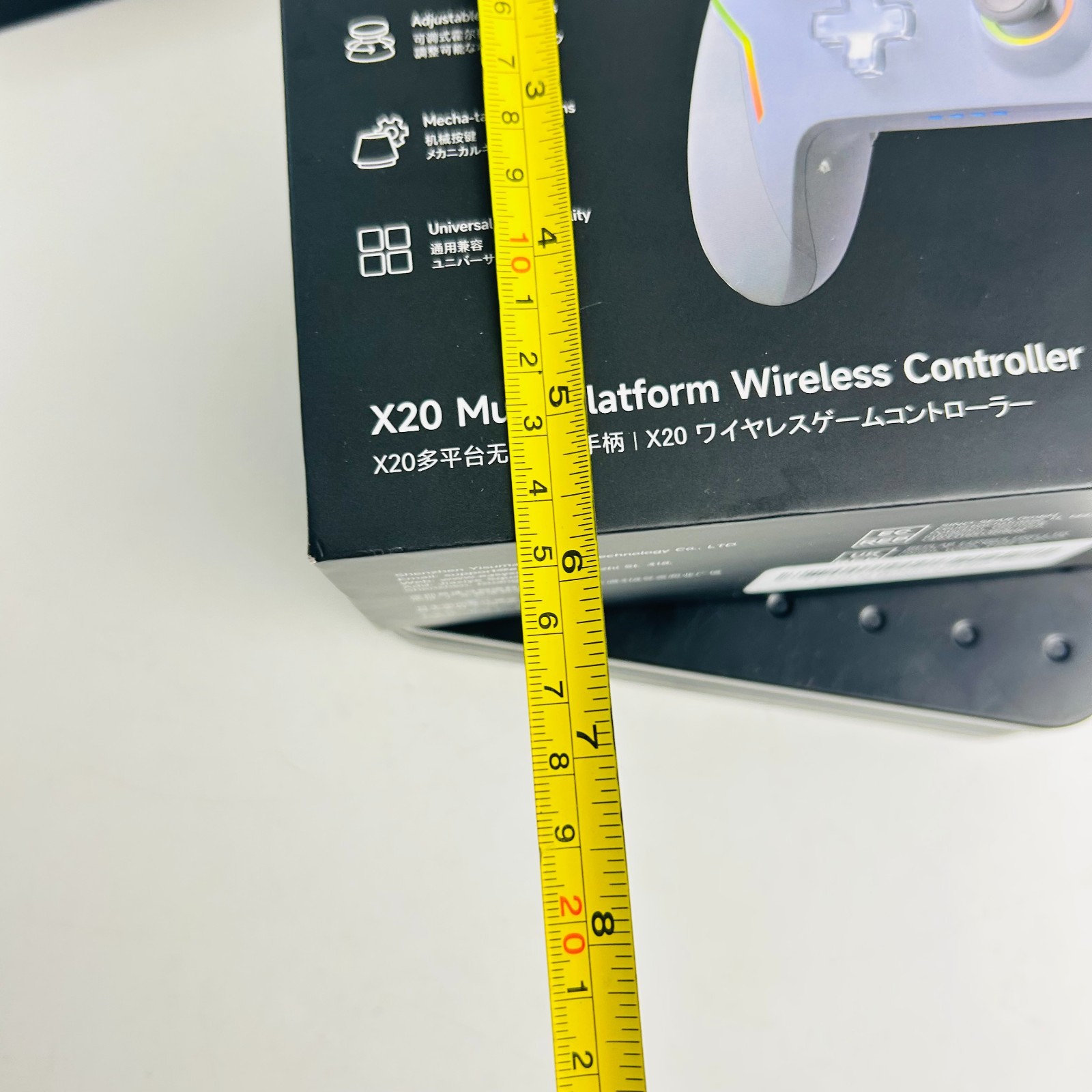 EasySMX X20 Wireless Gaming Controller RGB Backlit PC/Switch/Android/Steam iOS