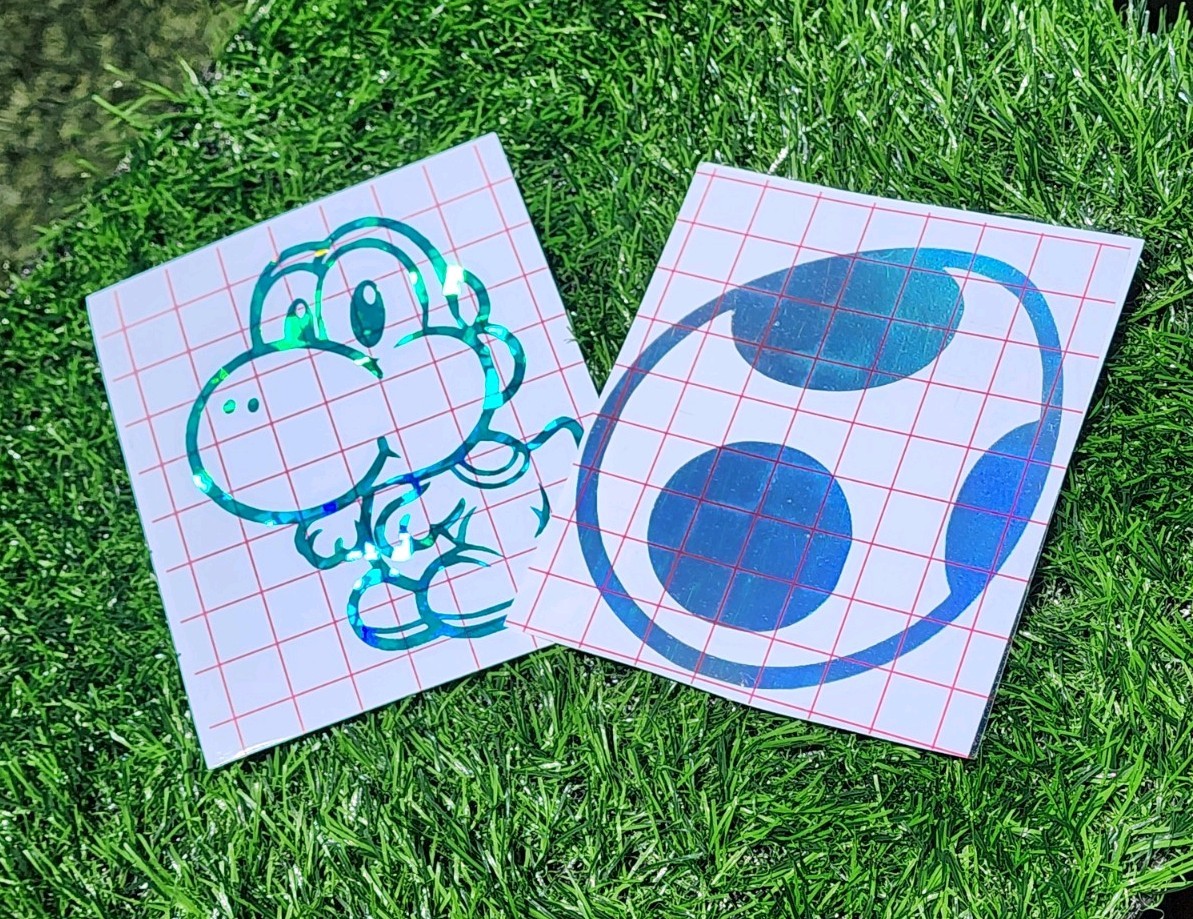 Yoshi Egg Combo Vinyl Decal Sticker, 5 inches Car/Truck Nintendo Super Mario
