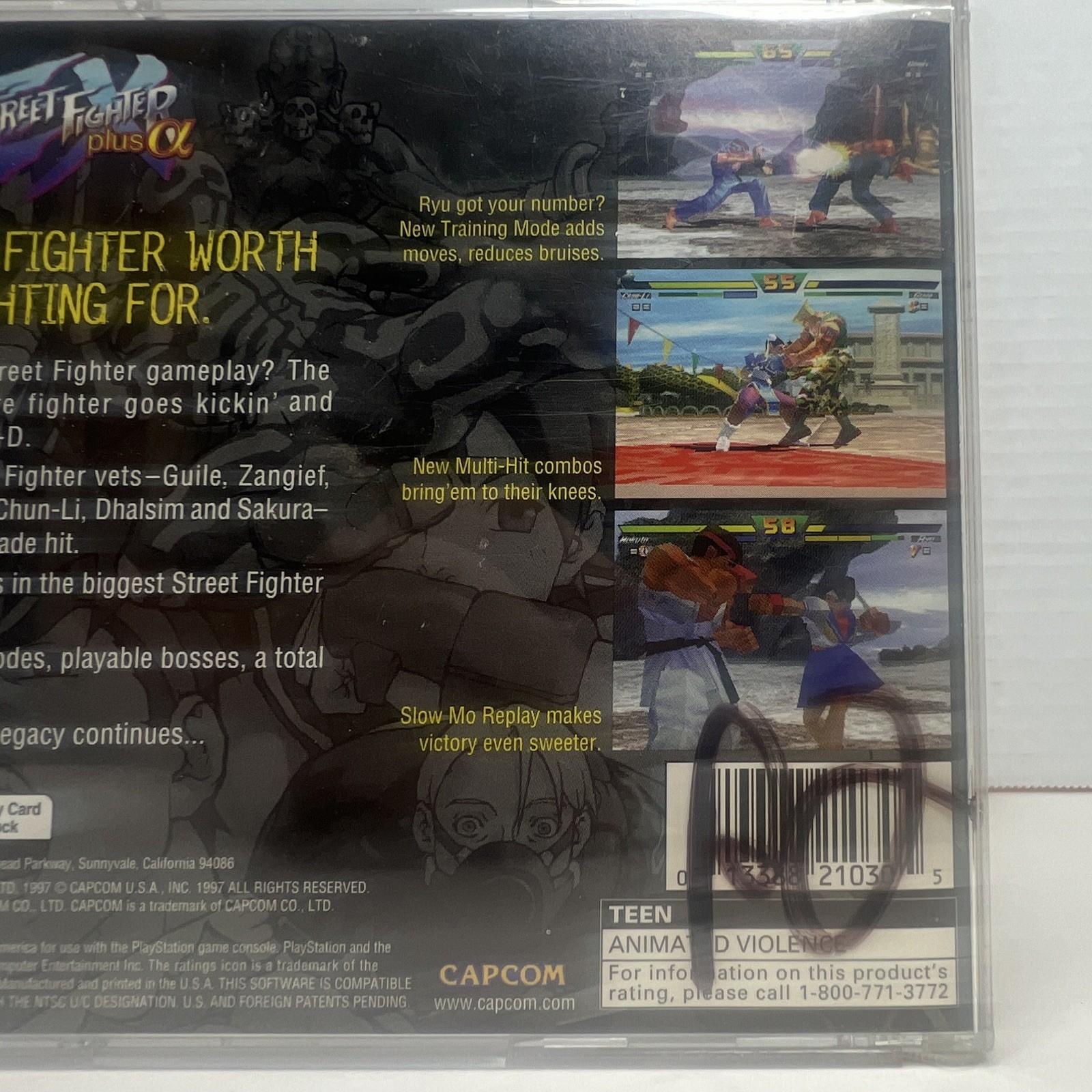 Capcom Street Fighter EX Plus Alpha PS1 1997 NTSC-U/C T Fighting Multiplayer