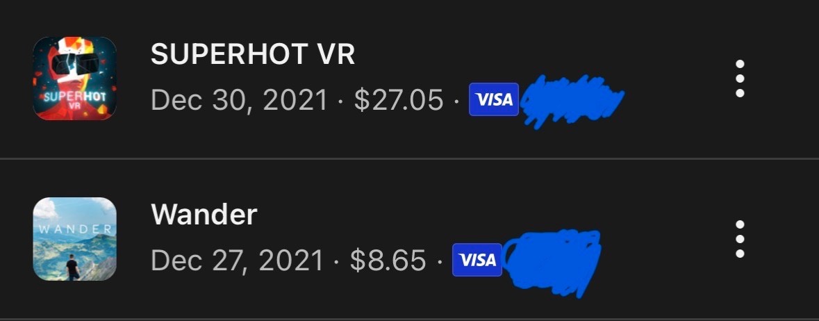 STACKED OCULUS ACCOUNT ( Games, In-app purchases)