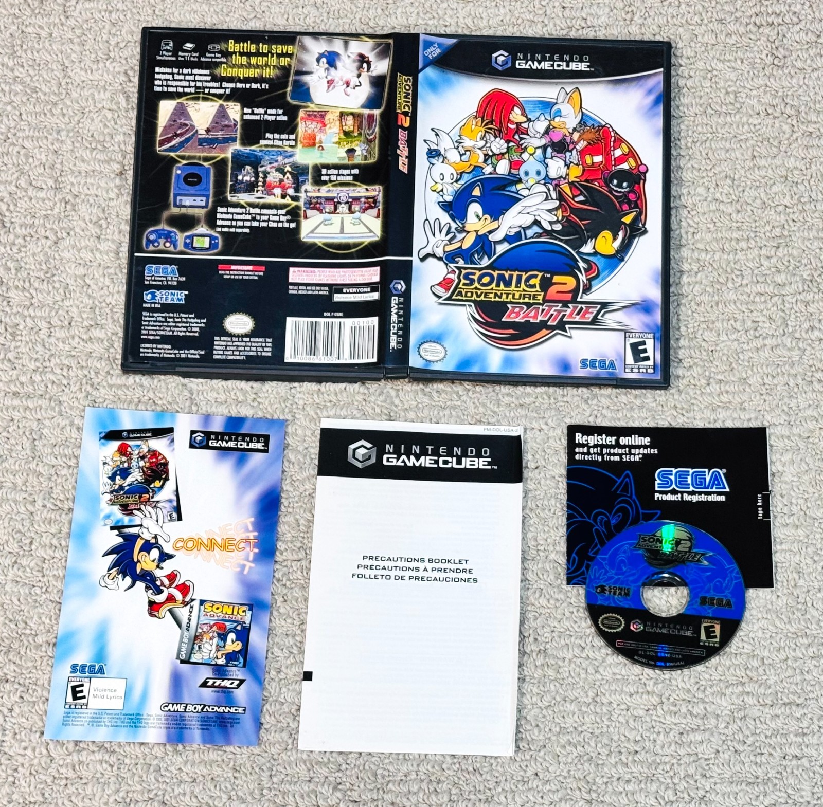 Sonic Adventure 2 Battle (Nintendo GameCube) Game – Tested