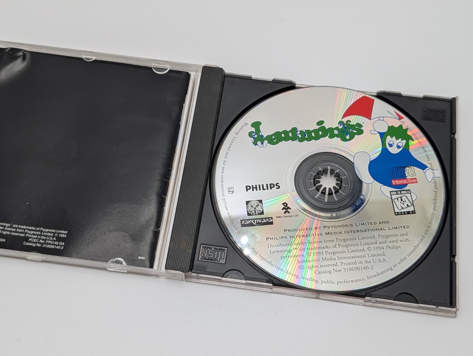 Lemmings Philips CDI CD-I Complete NA Copy Tested Working