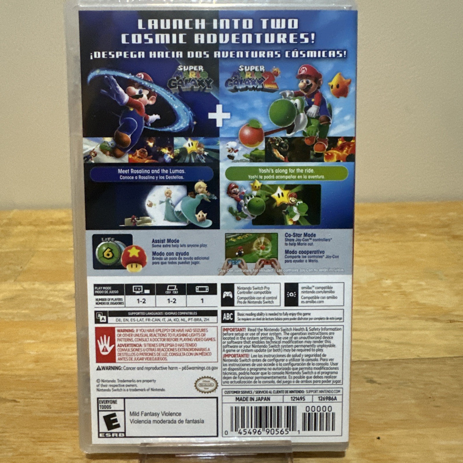 Super Mario Galaxy + Super Mario Galaxy 2 (Nintendo Switch) New And Sealed