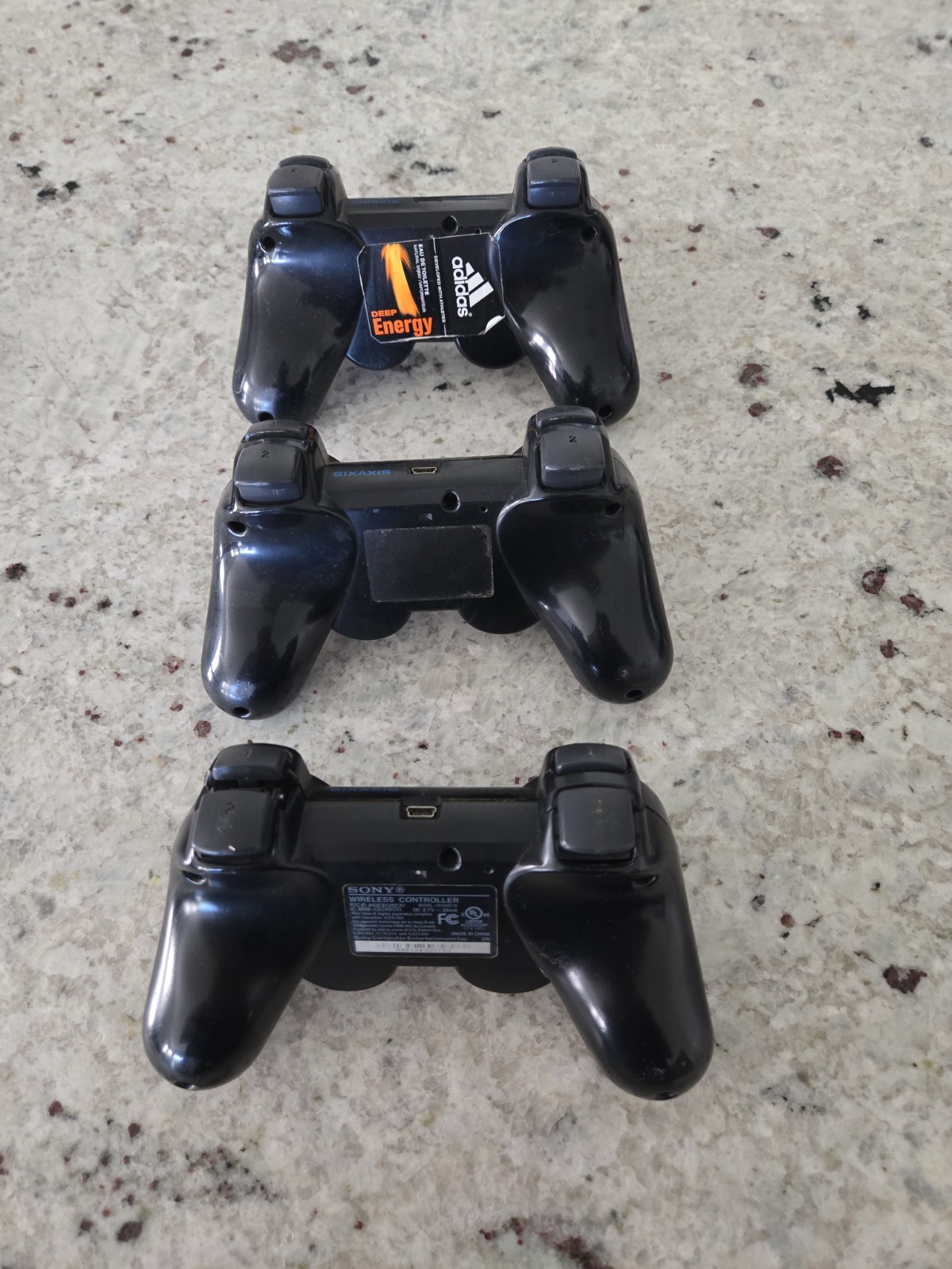 9 Defective OEM PlayStation Wired/Wireless Controllers Broken/Not Working