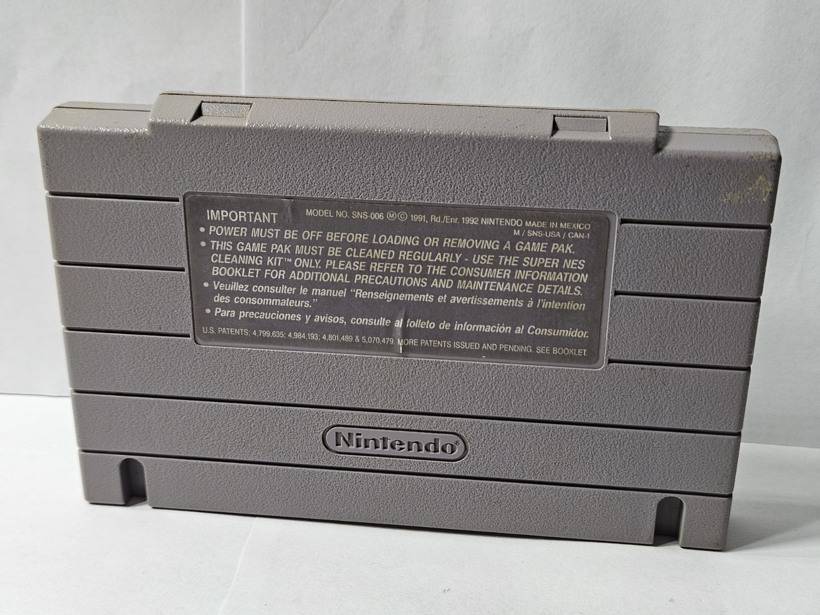 Syndicate (Super Nintendo SNES, 1993) Game Cartridge & Manual Rare – No Box
