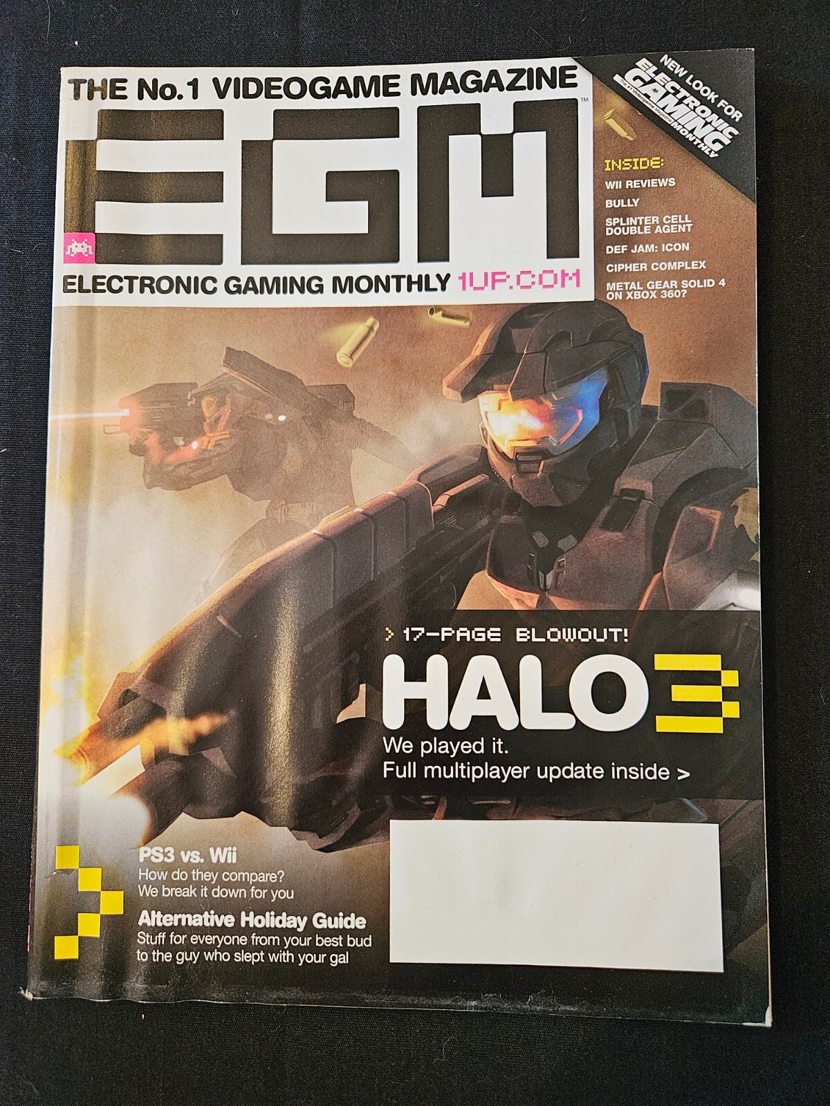 Electronic Gaming Monthly Magazine EGM #210 December 2006 Halo 3 ‘timberland ad’