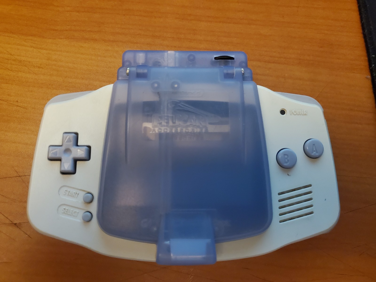 Gameboy Advance Pelican Light Screen Clear Purple Tested (Accessory Only!)