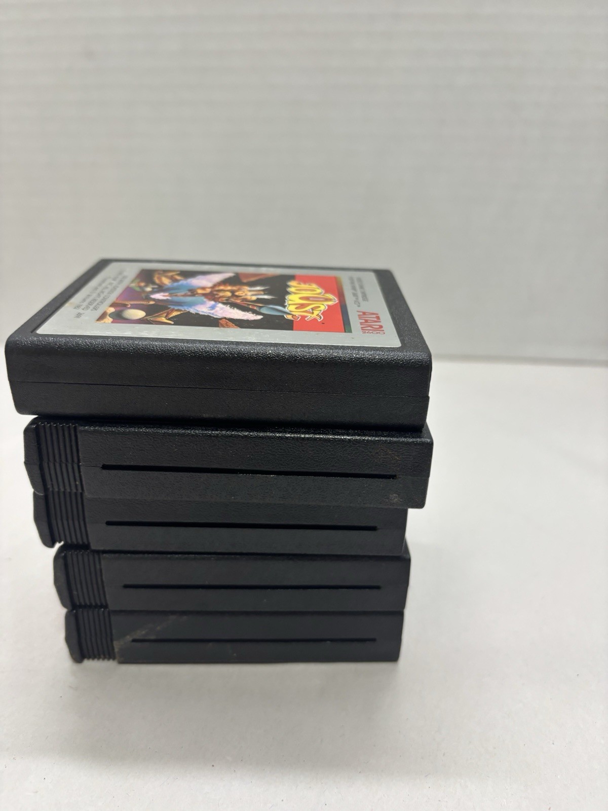Vintage Atari 2600 Lot 5 Joust River Raid Freeway Laser Blast Karate Tested