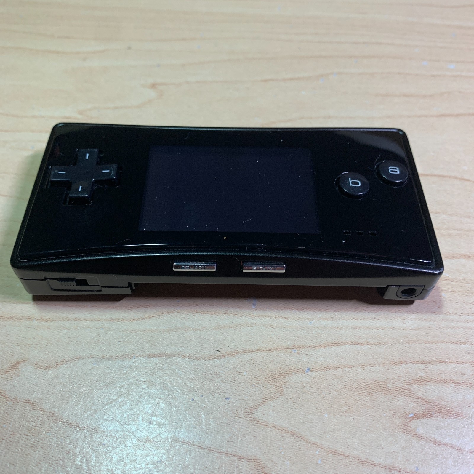 Nintendo Game Boy Micro Black Console New Battery Faceplate Charger Case Tested