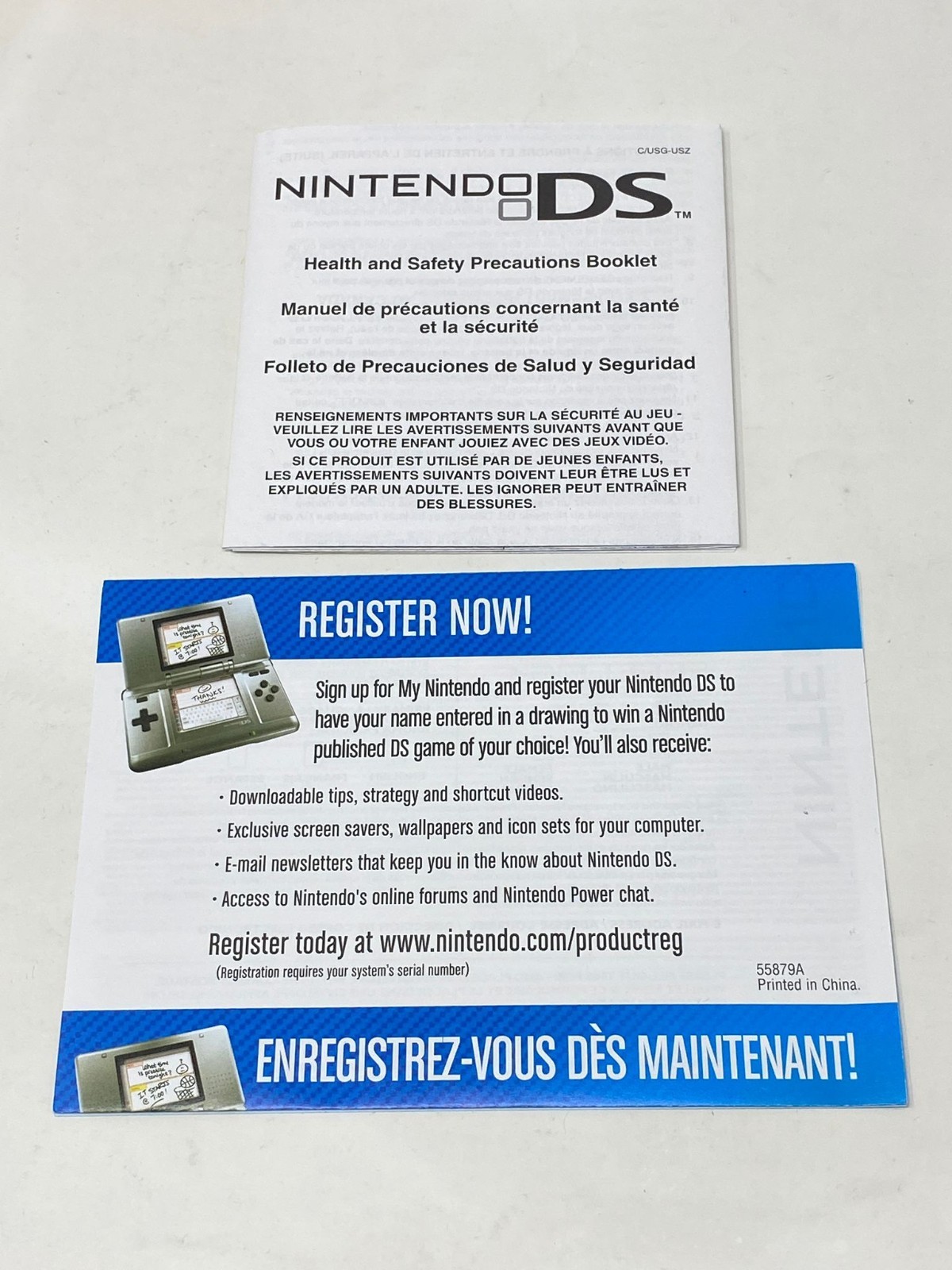 Nintendo DS Lite Black/Onyx Complete CIB – OEM Charger & Stylus Matching Serial