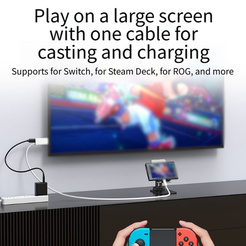 8K 60Hz Type C to Adapter Cable for Switch and Portable Electronic Devices