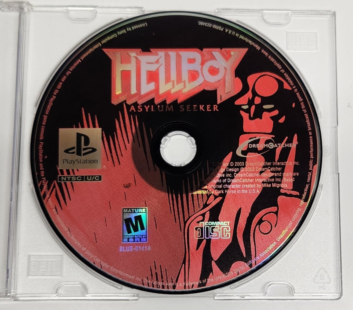 Hellboy Asylum Seeker (Sony PlayStation 1, 2003) PS1 Disc Only, Tested