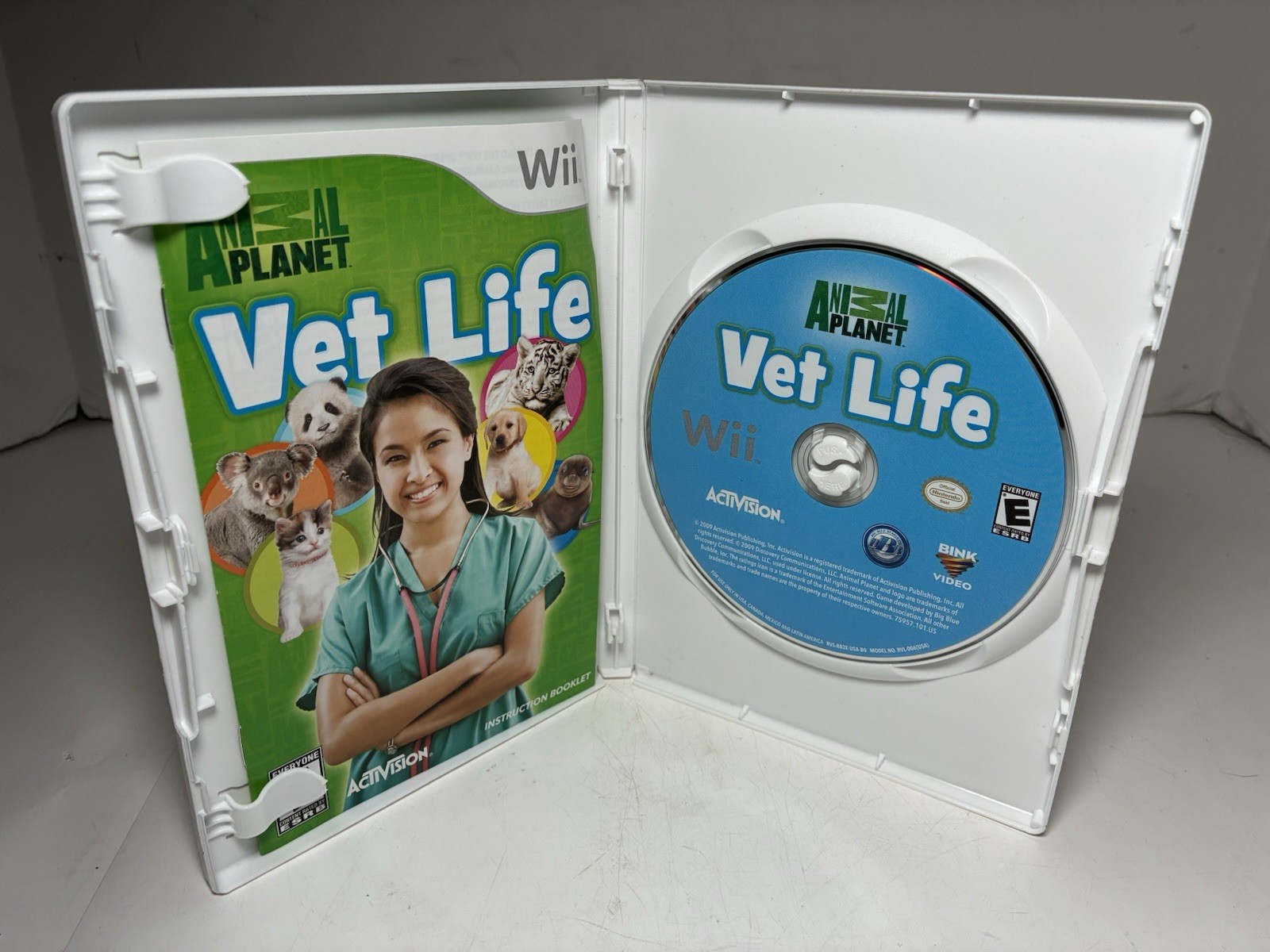Nintendo Wii Animal Planet: Vet Life Video Game Tested Working