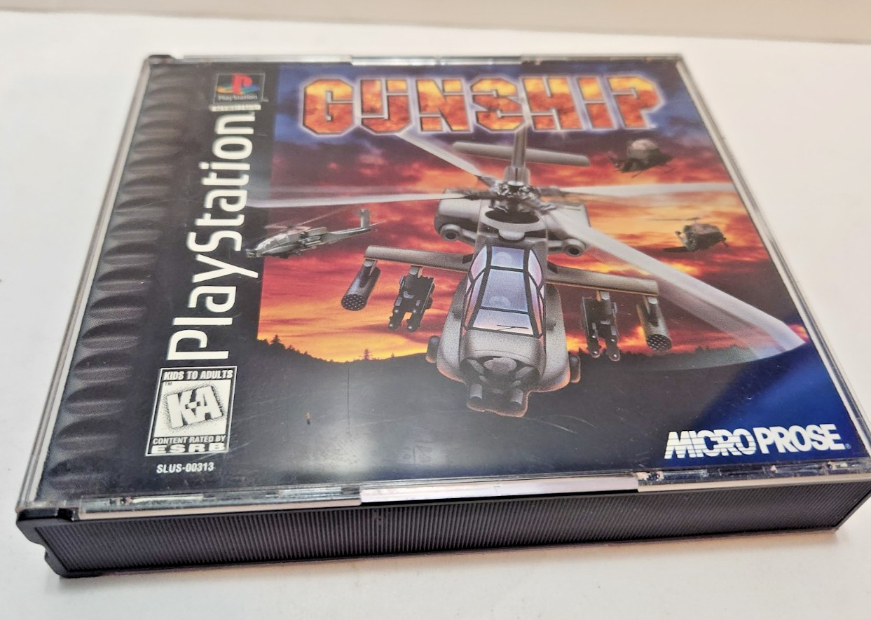 Playstation Gunship PS1 Video Game