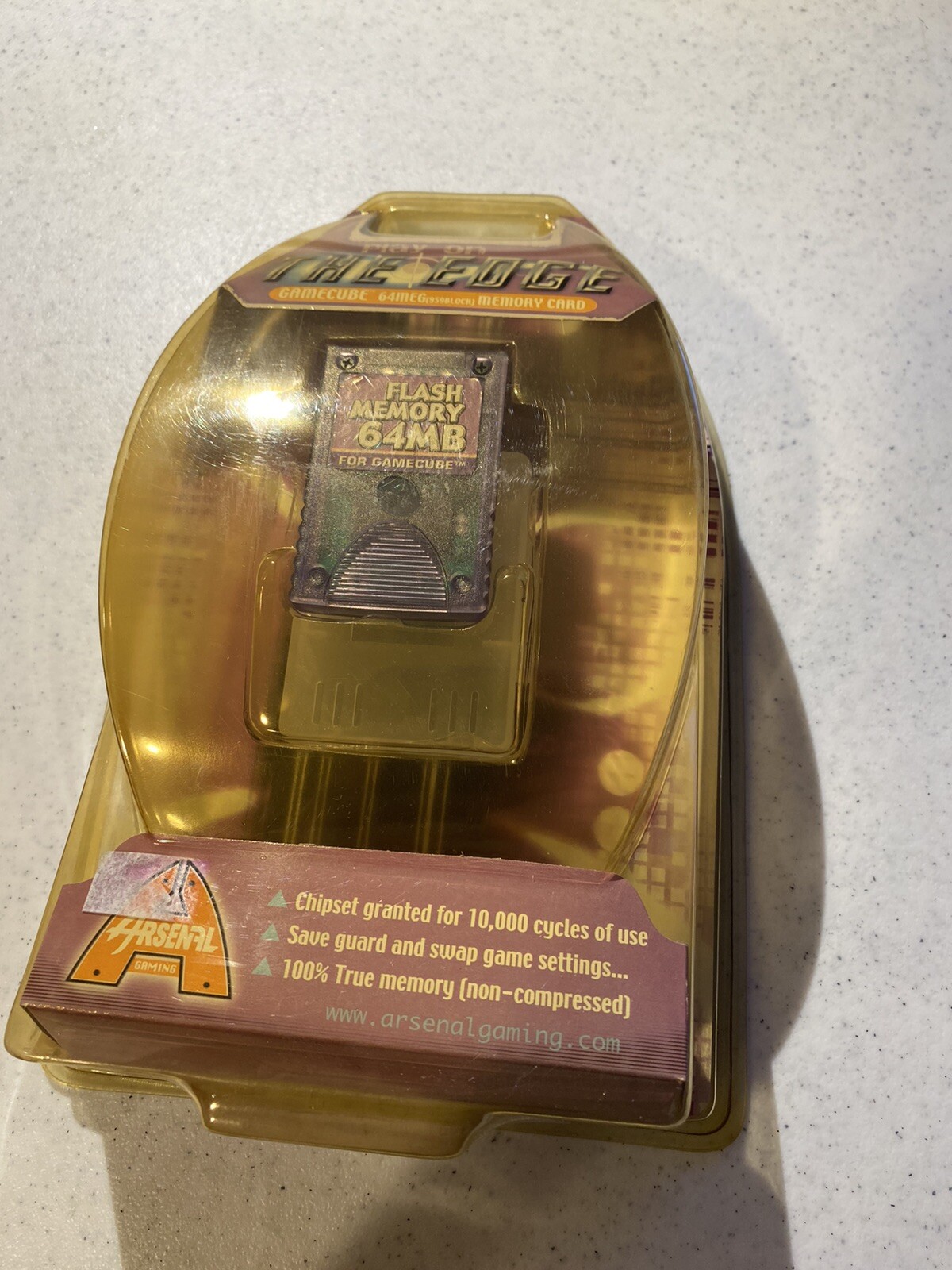 Game Cube Memory Card (Arsenal gaming) 64MB Brand New Mario, Zelda Nintendo