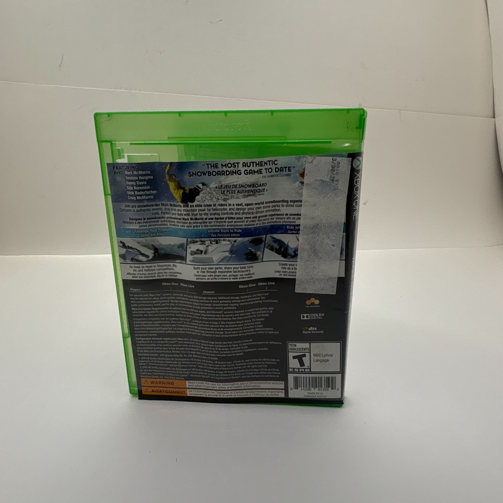 Mark McMorris Infinite Air (Microsoft Xbox One Snowboarding Game, 2016)