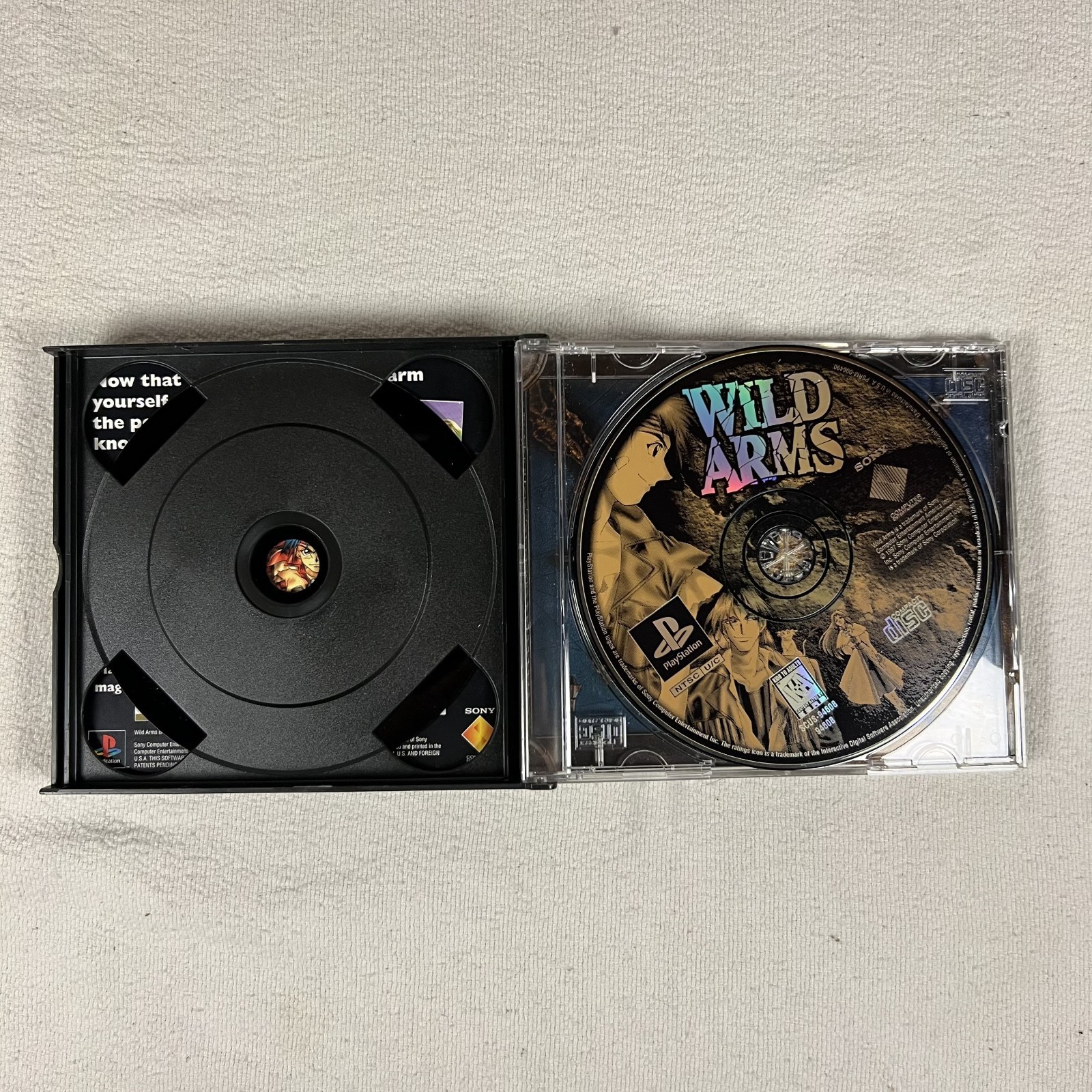 Wild Arms PS1 Sony PlayStation 1 Complete CIB Black Label Tested RPG