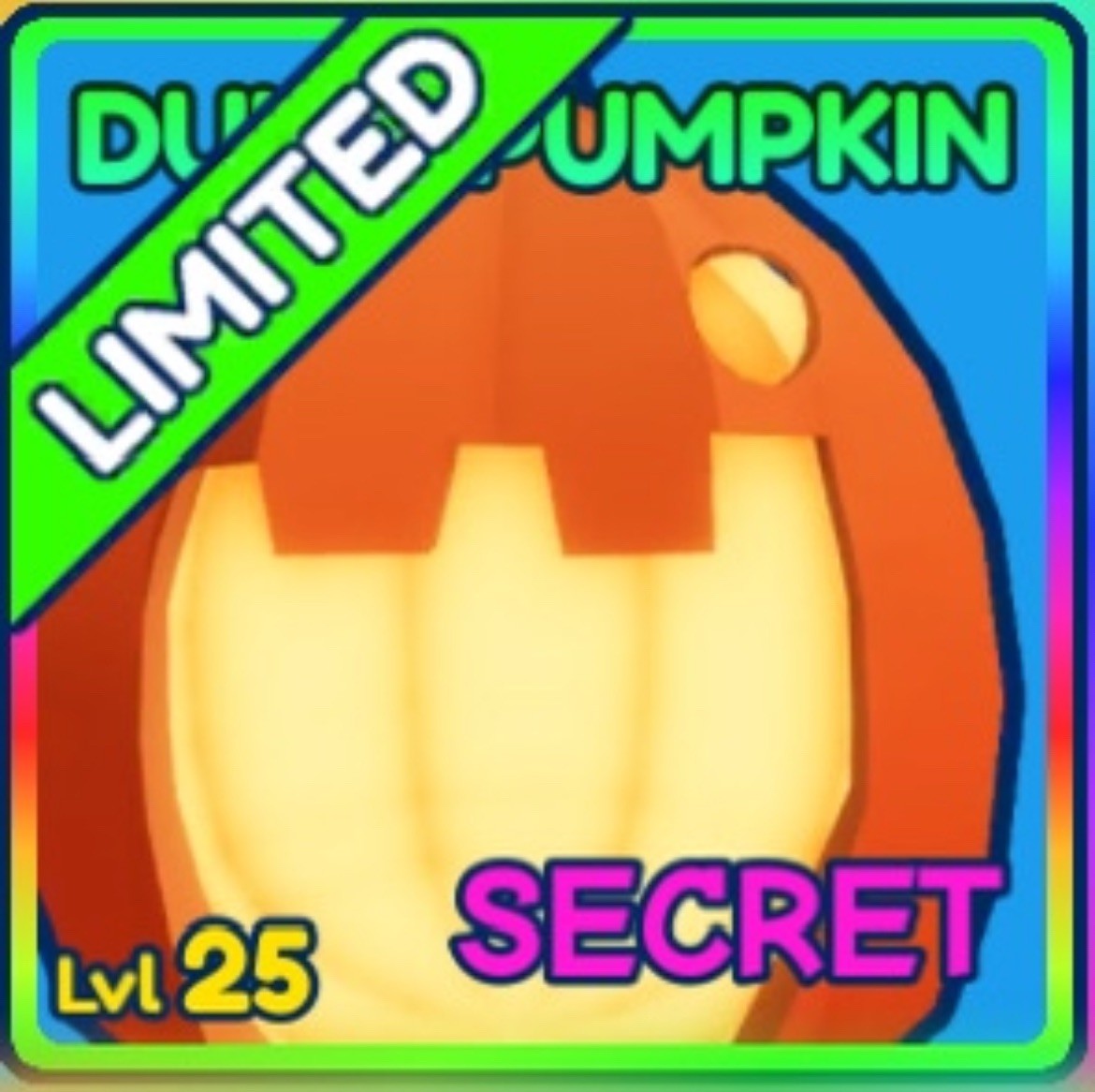 Dumb pumpkin (SECRET) | Bubble Gum Simulator Infinity – BGSI | cheapest !