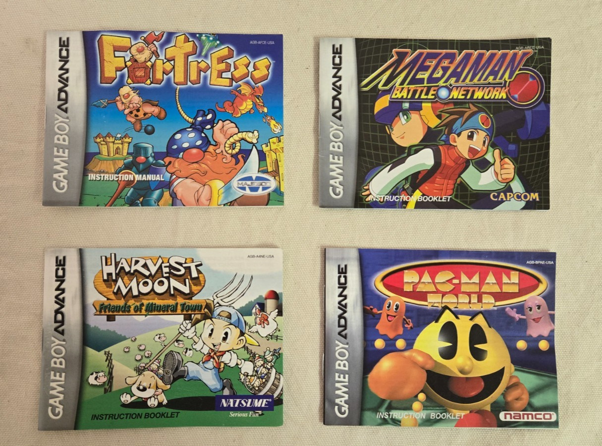 Game Boy/Game Boy Color/Game Boy Advance Manuals lot ~You Pick~ READ DESCRIPTION