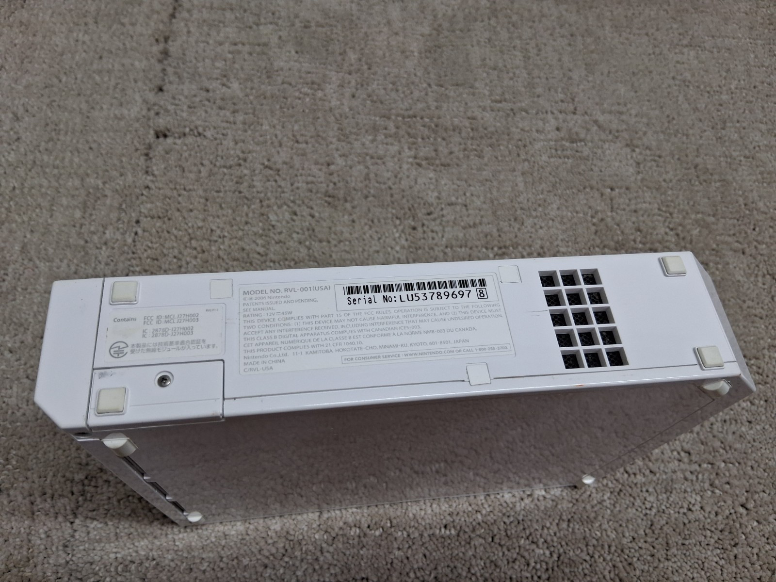 3 Nintendo Wii Console All Power On Not Tested No Cords Or Controllers RVL-001