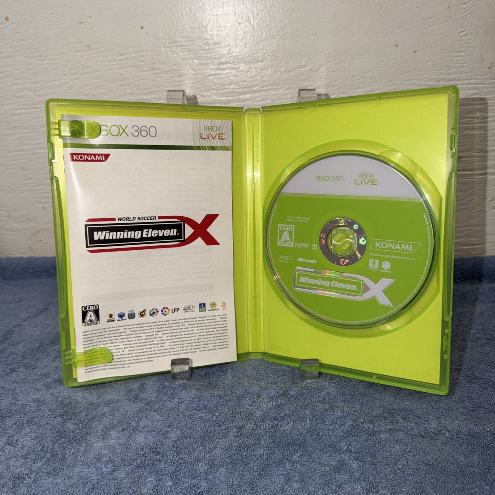Winning Eleven X Xbox 360 (NTSC-J) Import CIB US Seller Nice!!